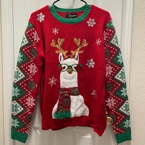 Llama Christmas Sweater